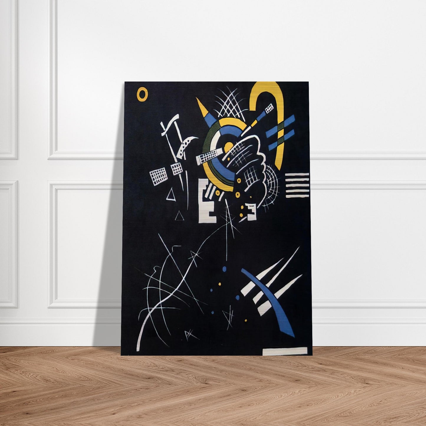 SMALL WORLDS VII 1922 - Wassily Kandinsky Brushed Aluminum Print - 70x100 cm / 28x40 inches | Wassily Kandinsky Aluminum Print | Wassily Kandinsky Prints
