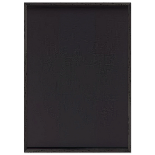 Abstract Painting - 1963 - Ad Reinhardt 70x100 cm / 28x40 inches Framed Art Print – Black Wooden Frame