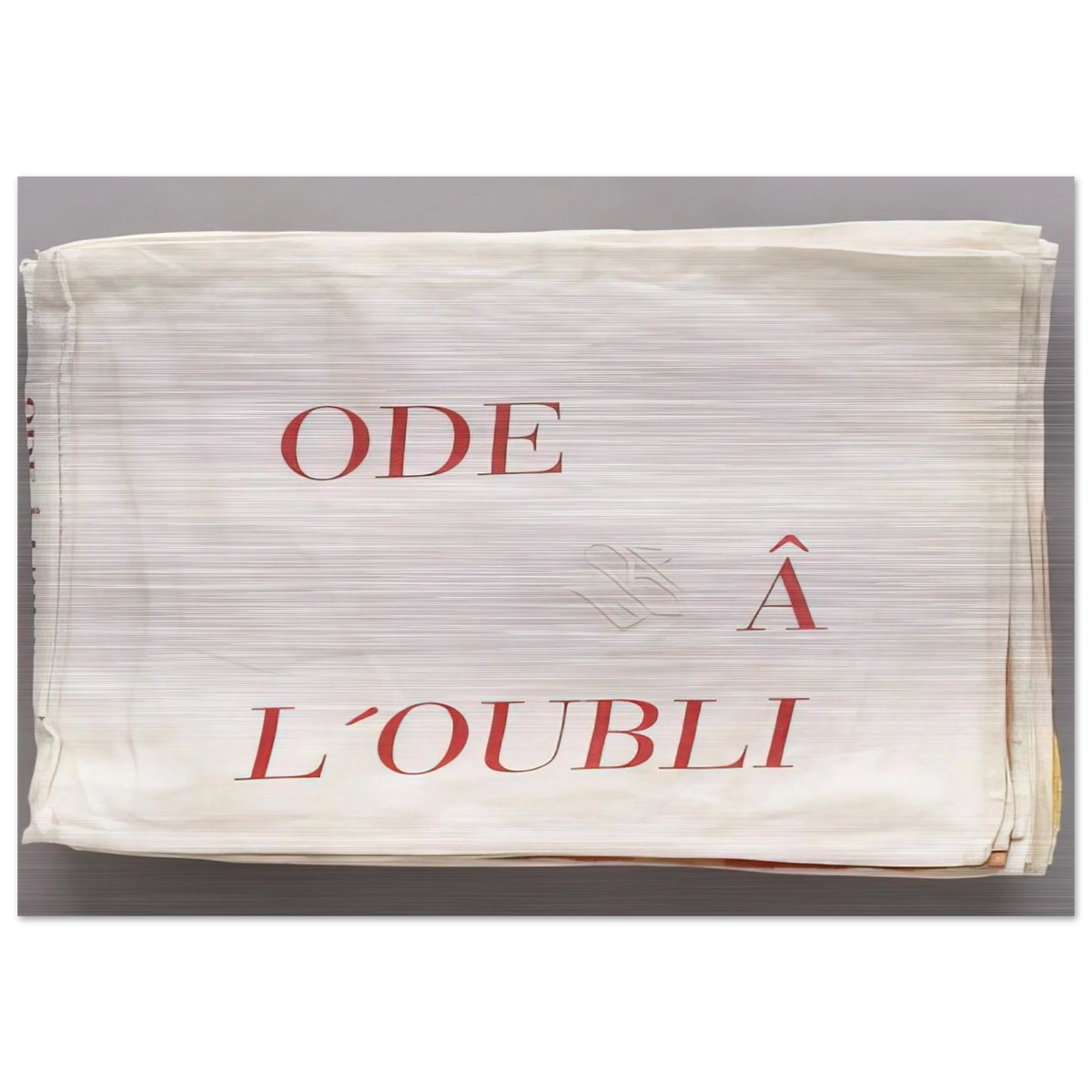 ODE TO THE FORGOTTEN 2004 - Louise Bourgeois Brushed Aluminum Print - 70x100 cm / 28x40 inches | Louise Bourgeois Aluminum Print | Louise Bourgeois Prints