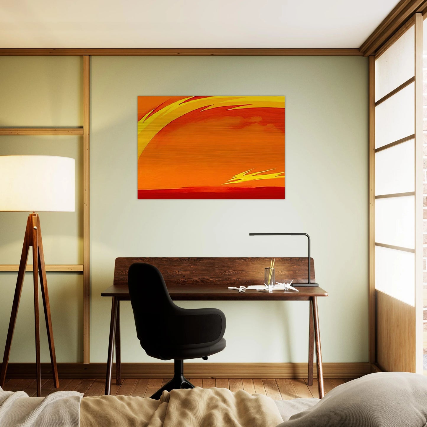 From the Plains II - Georgia O'Keeffe Brushed Aluminum Print - 70x100 cm / 28x40 inches | Georgia O'Keeffe Aluminum Print | Georgia O'Keeffe Prints