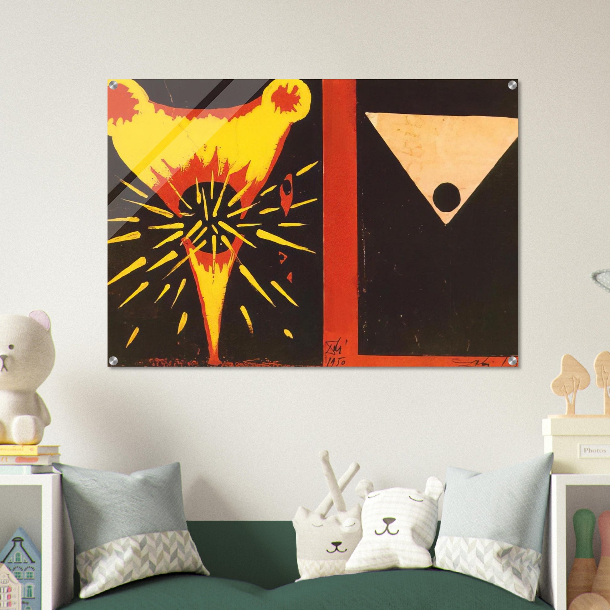 STUDY FOR CHRIST OF ST JOHN OF THE CROSS 1951 - Salvador Dali Acrylic Print - 70x100 cm / 28x40″ inches | Salvador Dali Wall Art | Salvador Dali Prints