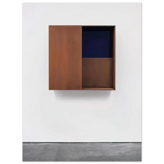 Donald Judd - Untitled JUDDO0516 - 1987  75x100 cm / 30x40inches Fine Art Poster