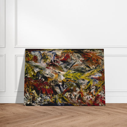 Le tumulte à la machoire crispee - Marcel Barbeau Brushed Aluminum Print - 70x100 cm / 28x40 inches | Marcel Barbeau Aluminum Print | Marcel Barbeau Prints