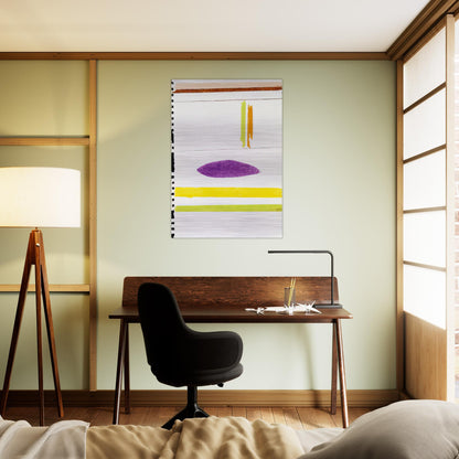 Untitles - 1964 - Ronnie Landfield Brushed Aluminum Print - 70x100 cm / 28x40 inches | Ronnie Landfield Aluminum Print | Ronnie Landfield Prints