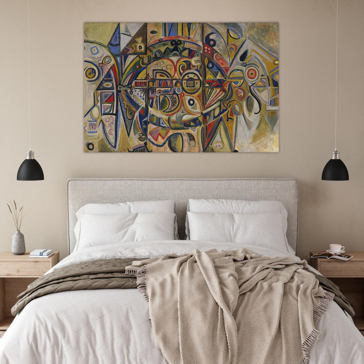 Desert - 1940 - Richard Pousette-Dart Art Prints - 100x150 cm / 40x60″ inches | Richard Pousette-Dart Poster | Richard Pousette-Dart Prints