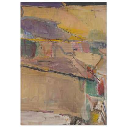 Berkeley #54 - Richard Diebenkorn Brushed Aluminum Print - 70x100 cm / 28x40 inches | Richard Diebenkorn Aluminum Print | Richard Diebenkorn Prints
