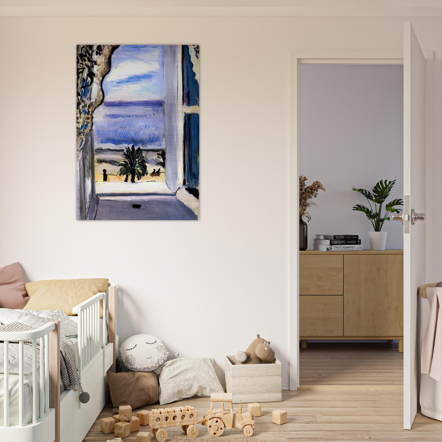 THE OPEN WINDOW 1918 - Henri Matisse Brushed Aluminum Print - 70x100 cm / 28x40 inches | Henri Matisse Aluminum Print | Henri Matisse Prints
