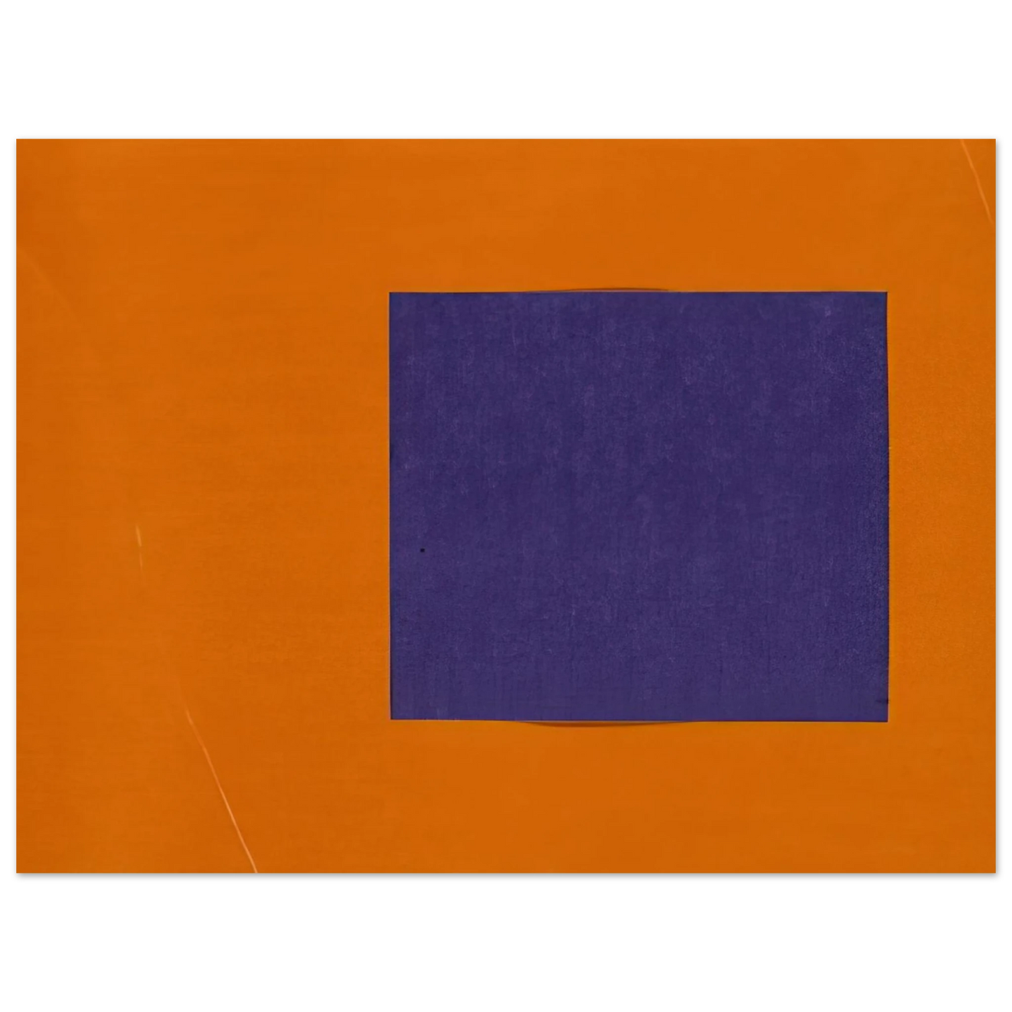 Ellsworth Kelly - Purple and Orange from the series Line Form Color  75x100 cm / 30x40inches Fine Art Poster