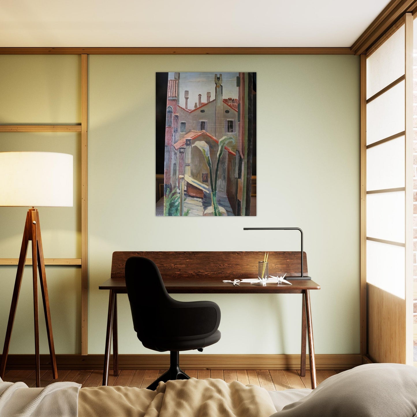 ROOFS - Vanessa Bell Brushed Aluminum Print - 70x100 cm / 28x40 inches | Vanessa Bell Aluminum Print | Vanessa Bell Prints