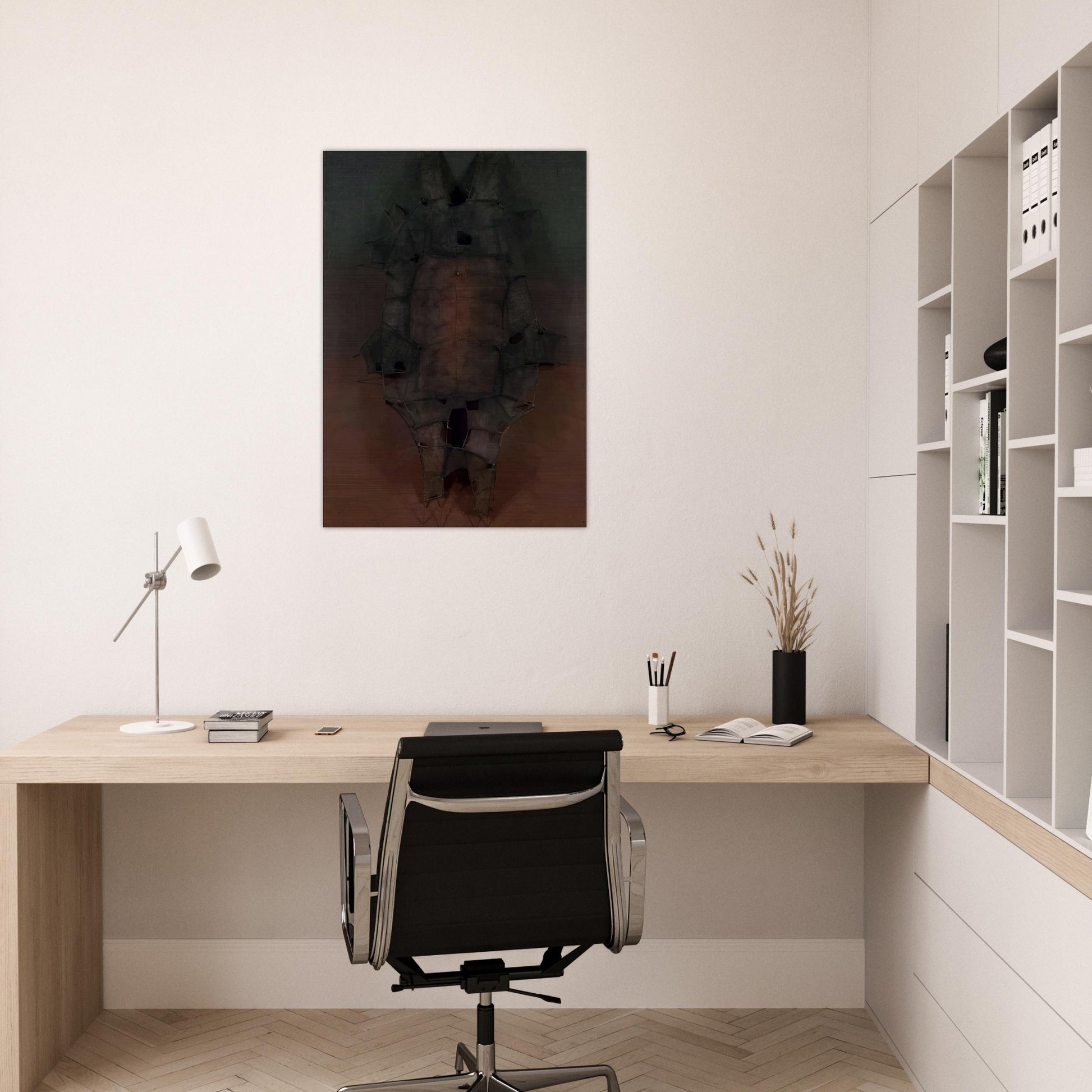 Metamorfosis Espejo Roto - 1962 - Manuel Rivera Brushed Aluminum Print - 70x100 cm / 28x40 inches | Manuel Rivera Aluminum Print | Manuel Rivera Prints
