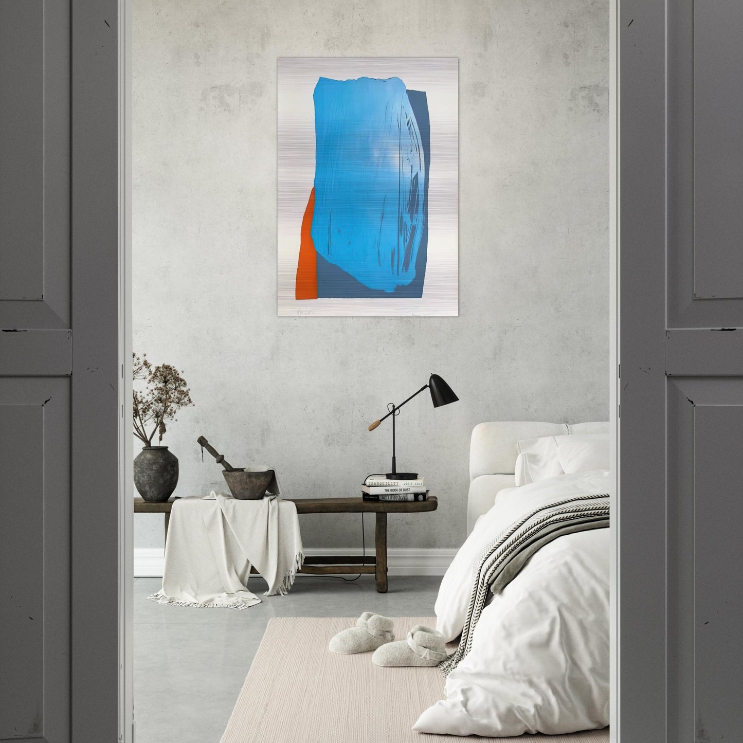 Moro II - 1981 - Larry Zox Brushed Aluminum Print - 70x100 cm / 28x40 inches | Larry Zox Aluminum Print | Larry Zox Prints