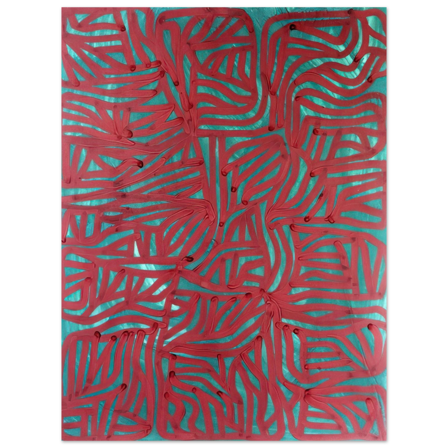 Sol LeWitt - Irregular Grid  75x100 cm / 30x40inches Fine Art Poster