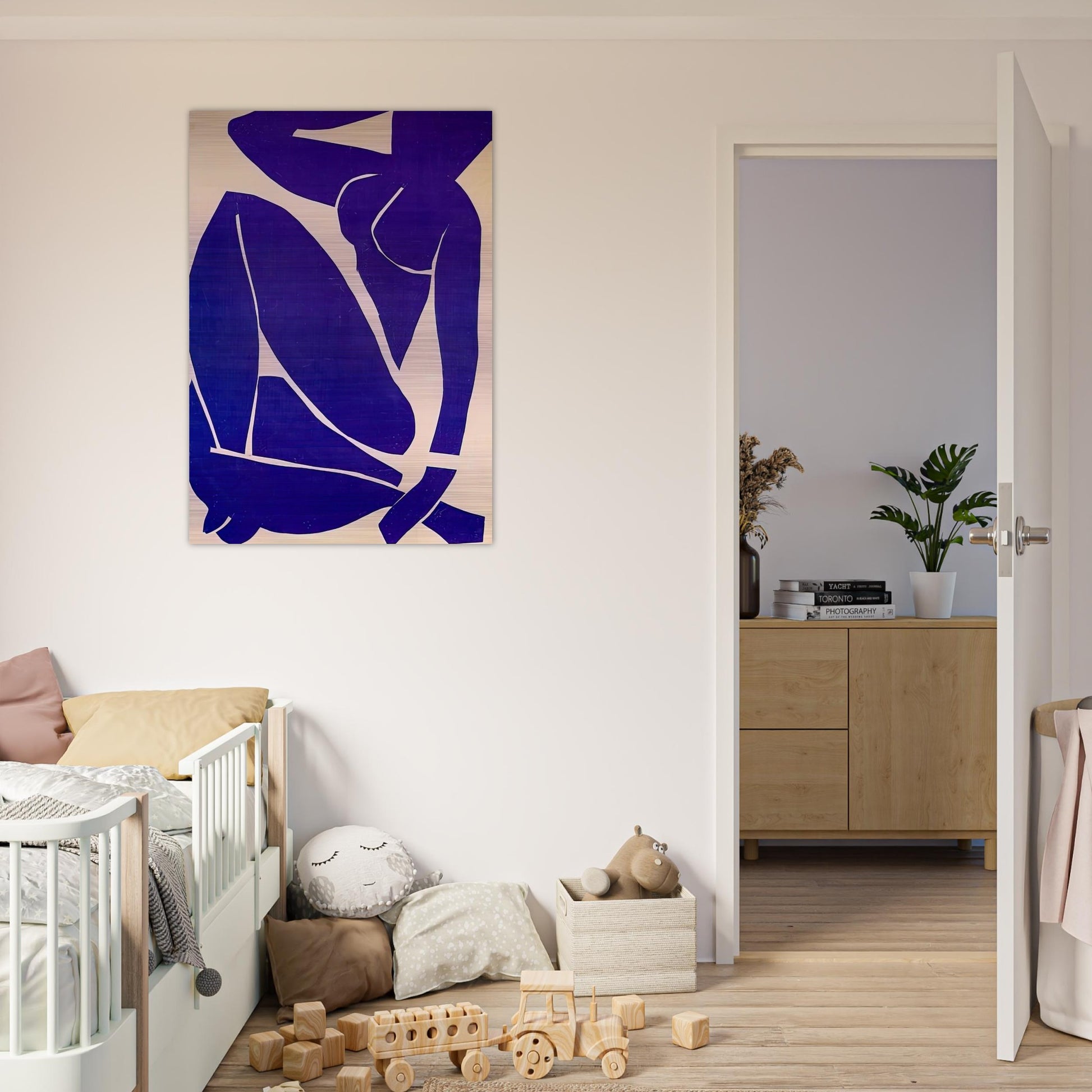 BLUE NUDE III 1952 - Henri Matisse Brushed Aluminum Print - 70x100 cm / 28x40 inches | Henri Matisse Aluminum Print | Henri Matisse Prints