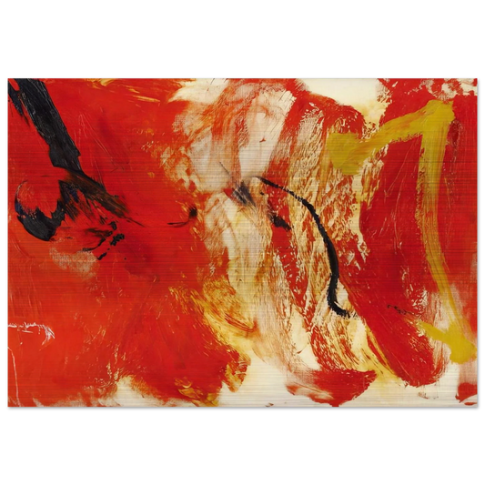 Untitled - 1960 - Jiro Yoshihara Brushed Aluminum Print - 70x100 cm / 28x40 inches | Jiro Yoshihara Aluminum Print | Jiro Yoshihara Prints