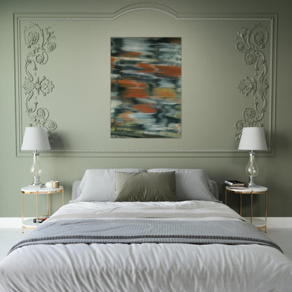 TOWNSCAPE PX 1968 - Gerhard Richter Brushed Aluminum Print - 70x100 cm / 28x40 inches | Gerhard Richter Aluminum Print | Gerhard Richter Prints
