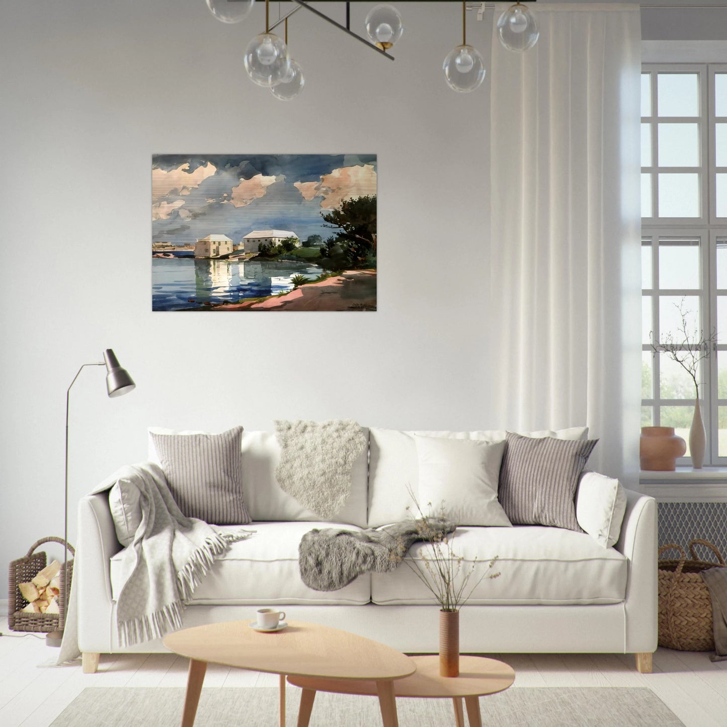SALT KETTLE BERMUDA - Winslow Homer Brushed Aluminum Print - 70x100 cm / 28x40 inches | Winslow Homer Aluminum Print | Winslow Homer Prints