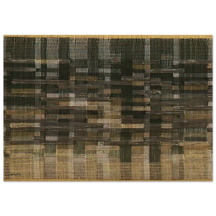 TAPESTRY 1948 - Anni Albers Brushed Aluminum Print - 70x100 cm / 28x40 inches | Anni Albers Aluminum Print | Anni Albers Prints