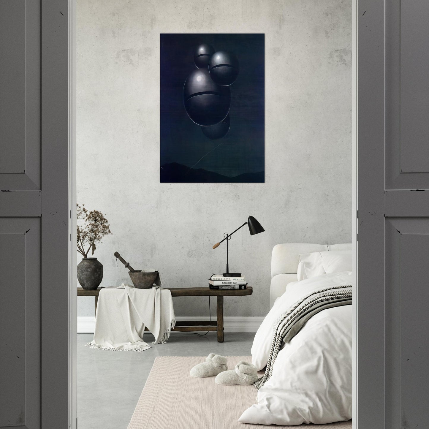 THE VOICE OF SPACE 1928 1 - Rene Magritte Brushed Aluminum Print - 70x100 cm / 28x40 inches | Rene Magritte Aluminum Print | Rene Magritte Prints