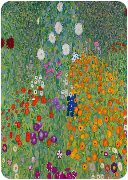 BLUMENGARTEN 1907 By Gustav Klimt Pack of 10 Post Cards | Gustav Klimt Post Cards | A6 (10.5 x 14.8 cm) - 4.1 x 5.8 inches