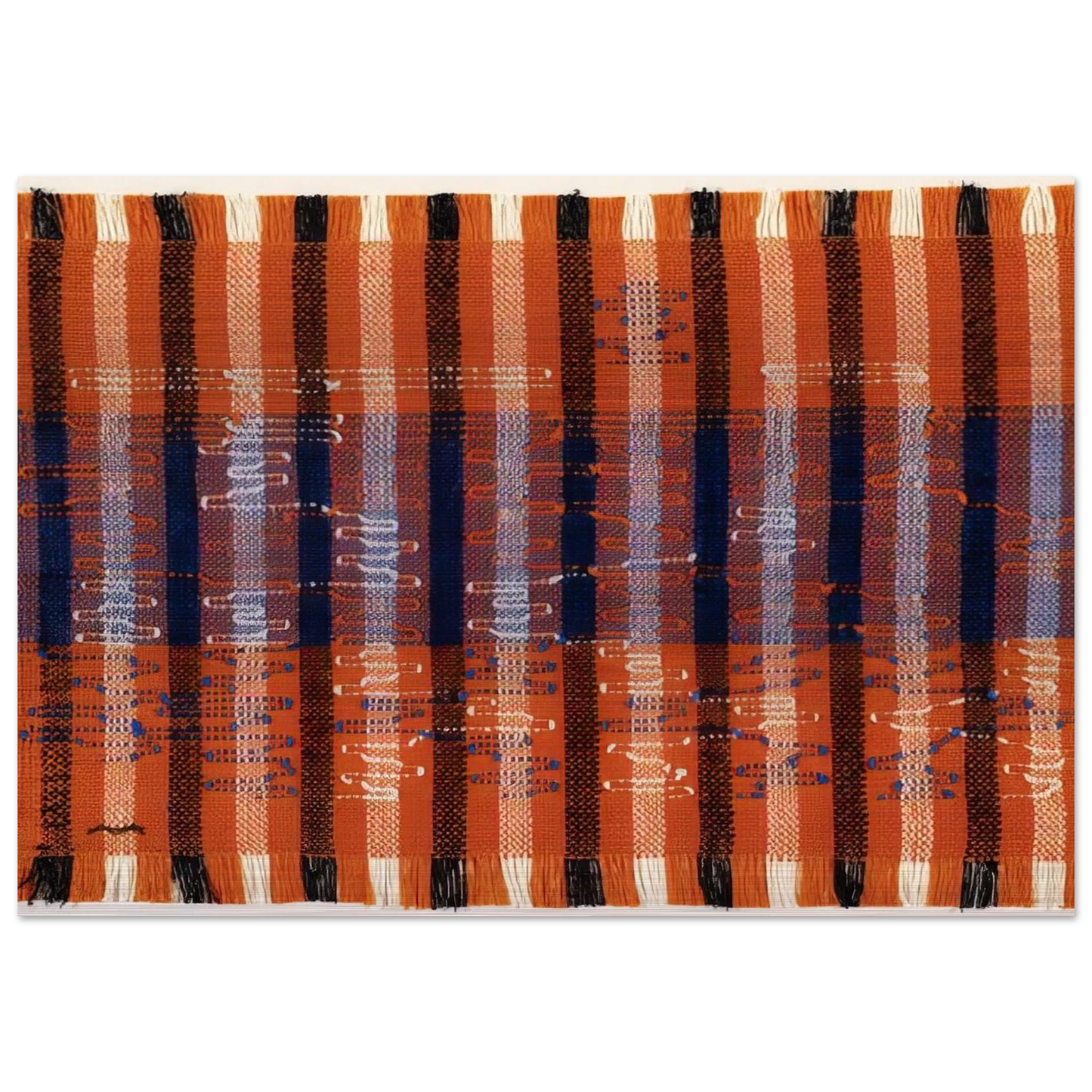 INTERSECTING 1962 - Anni Albers Brushed Aluminum Print - 70x100 cm / 28x40 inches | Anni Albers Aluminum Print | Anni Albers Prints