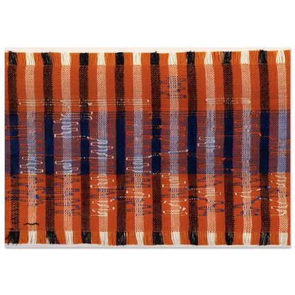 INTERSECTING 1962 - Anni Albers Brushed Aluminum Print - 70x100 cm / 28x40 inches | Anni Albers Aluminum Print | Anni Albers Prints