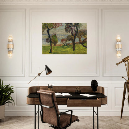 PAYSAGE 1898 - Henri Matisse Brushed Aluminum Print - 70x100 cm / 28x40 inches | Henri Matisse Aluminum Print | Henri Matisse Prints