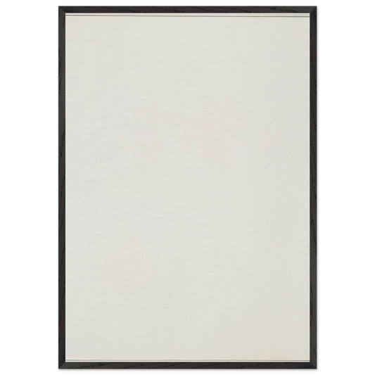 Convert - Robert Ryman 70x100 cm / 28x40 inches Framed Art Print – Black Wooden Frame