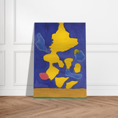 Saturn Revisited - 1964 - Helen Frankenthaler Brushed Aluminum Print - 70x100 cm / 28x40 inches | Helen Frankenthaler Aluminum Print | Helen Frankenthaler Prints
