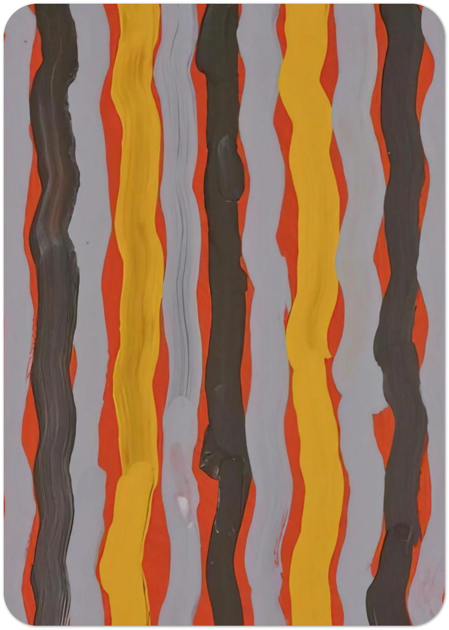 Dream Lance - 2001 By Clifford Possum Tjapaltjarri Pack of 10 Post Cards | Clifford Possum Tjapaltjarri Post Cards | A6 (10.5 x 14.8 cm) - 4.1 x 5.8 inches