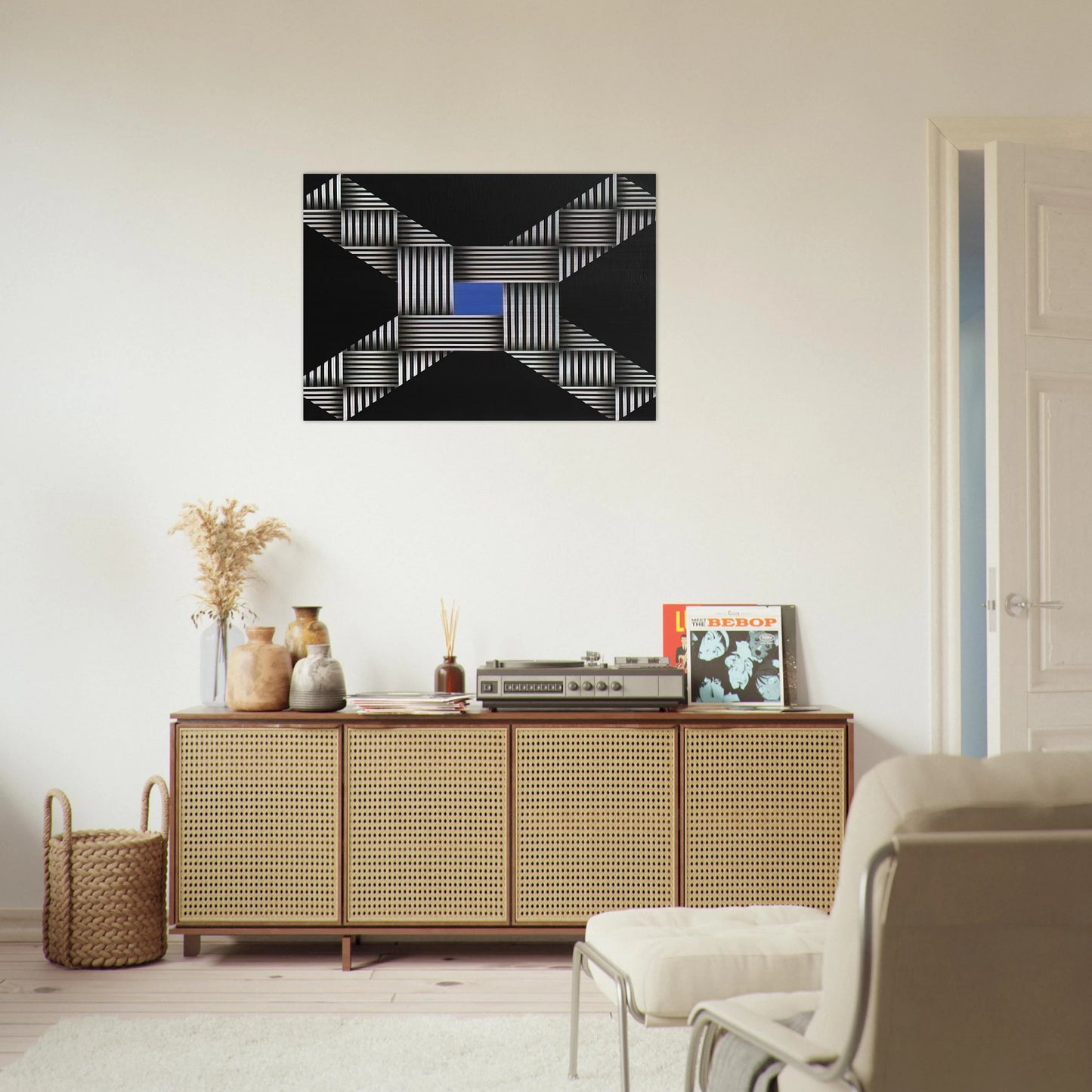 O.V.N.I. - 1967 - Omar Rayo Brushed Aluminum Print - 70x100 cm / 28x40 inches | Omar Rayo Aluminum Print | Omar Rayo Prints