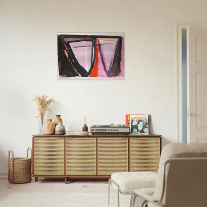 Composition - 1980 - Bram van Velde Brushed Aluminum Print - 70x100 cm / 28x40 inches | Bram van Velde Aluminum Print | Bram van Velde Prints