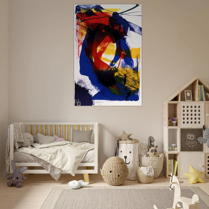 Distance Finding Mozart - 1992 - Paul Jenkins Art Prints - 100x150 cm / 40x60″ inches | Paul Jenkins Poster | Paul Jenkins Prints