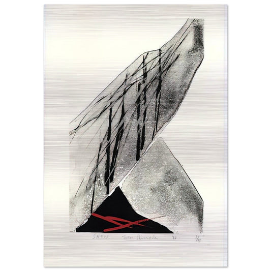Snow - 1982 - Toko Shinoda Brushed Aluminum Print - 70x100 cm / 28x40 inches | Toko Shinoda Aluminum Print | Toko Shinoda Prints