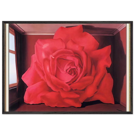 THE TOMB OF THE WRESTLERS 1960 - Rene Magritte 70x100 cm / 28x40 inches Framed Art Print – Black Wooden Frame