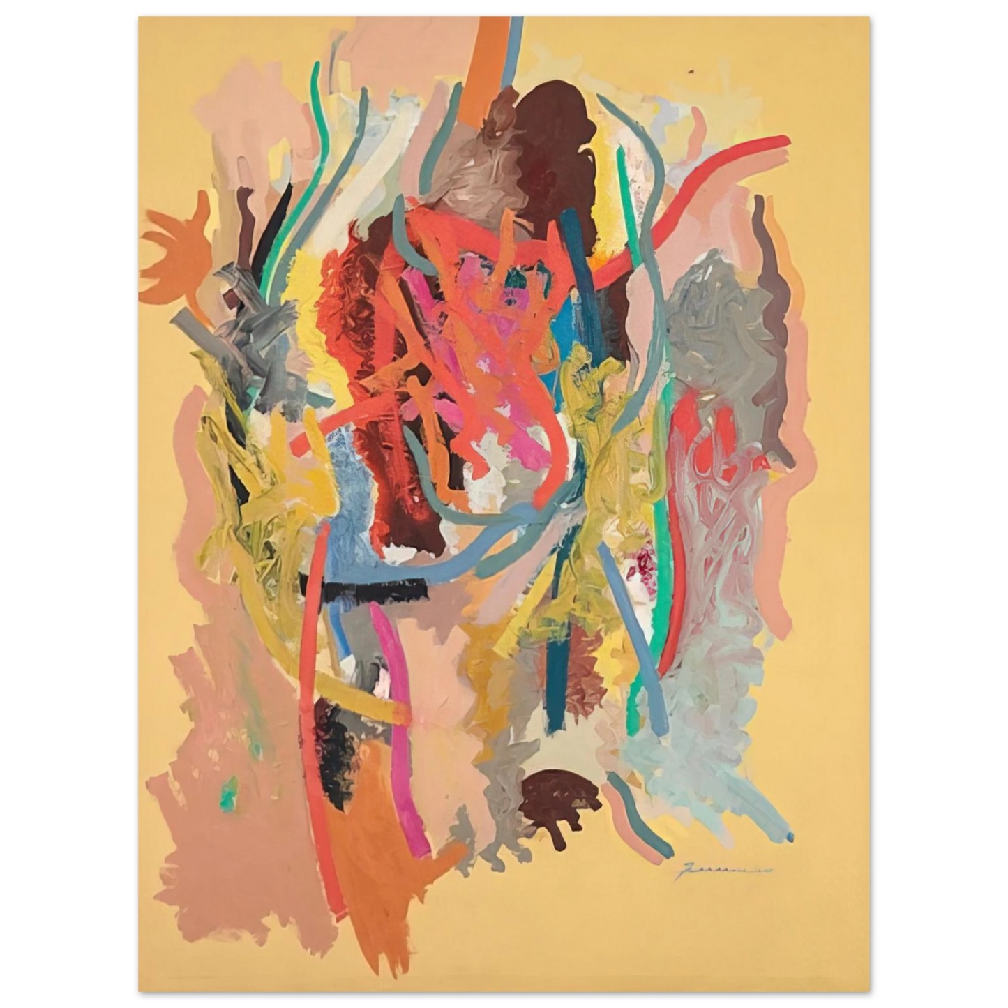 John Ferren - The Changeling - 1964  75x100 cm / 30x40inches Fine Art Poster