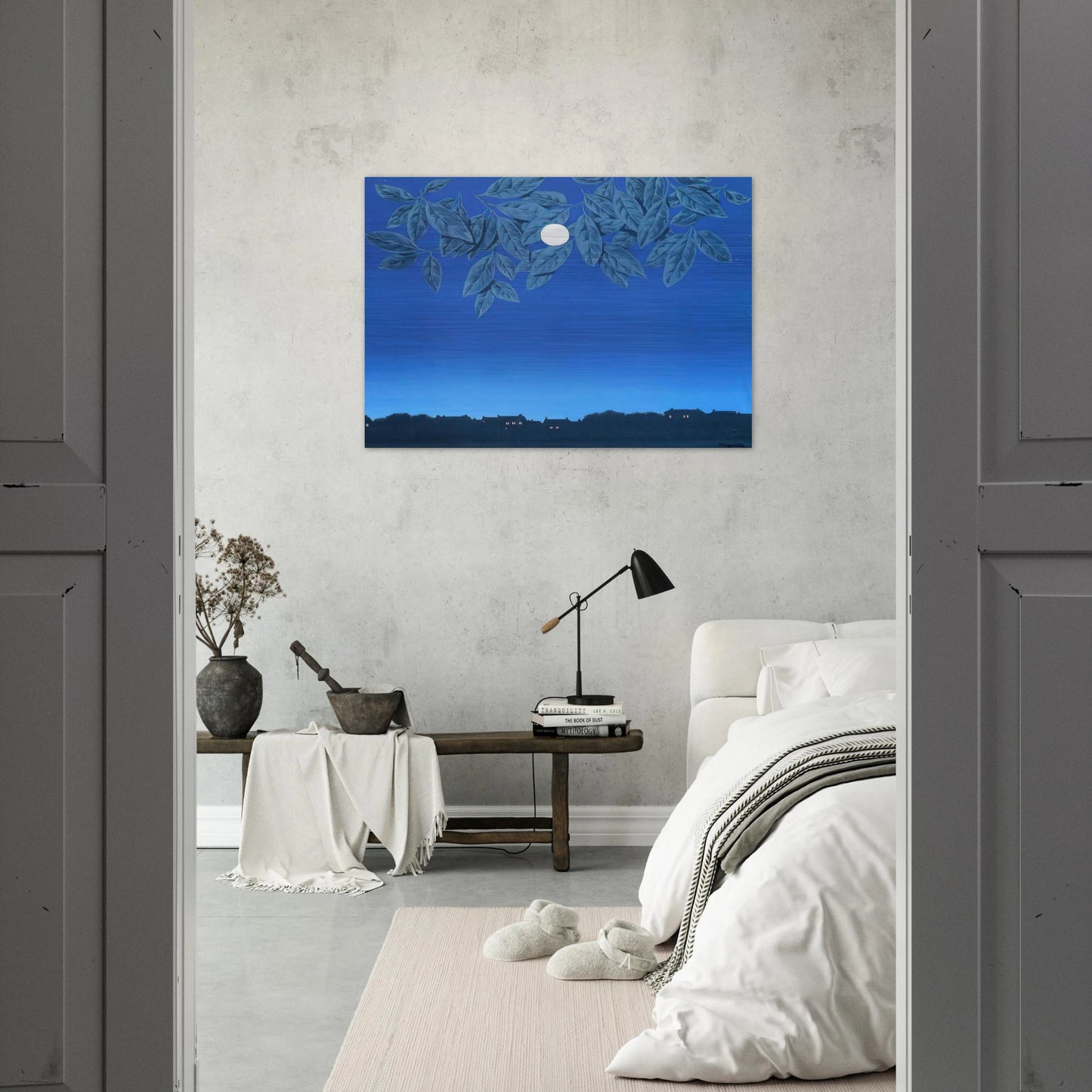 THE BLANK PAGE 1967 - Rene Magritte Brushed Aluminum Print - 70x100 cm / 28x40 inches | Rene Magritte Aluminum Print | Rene Magritte Prints