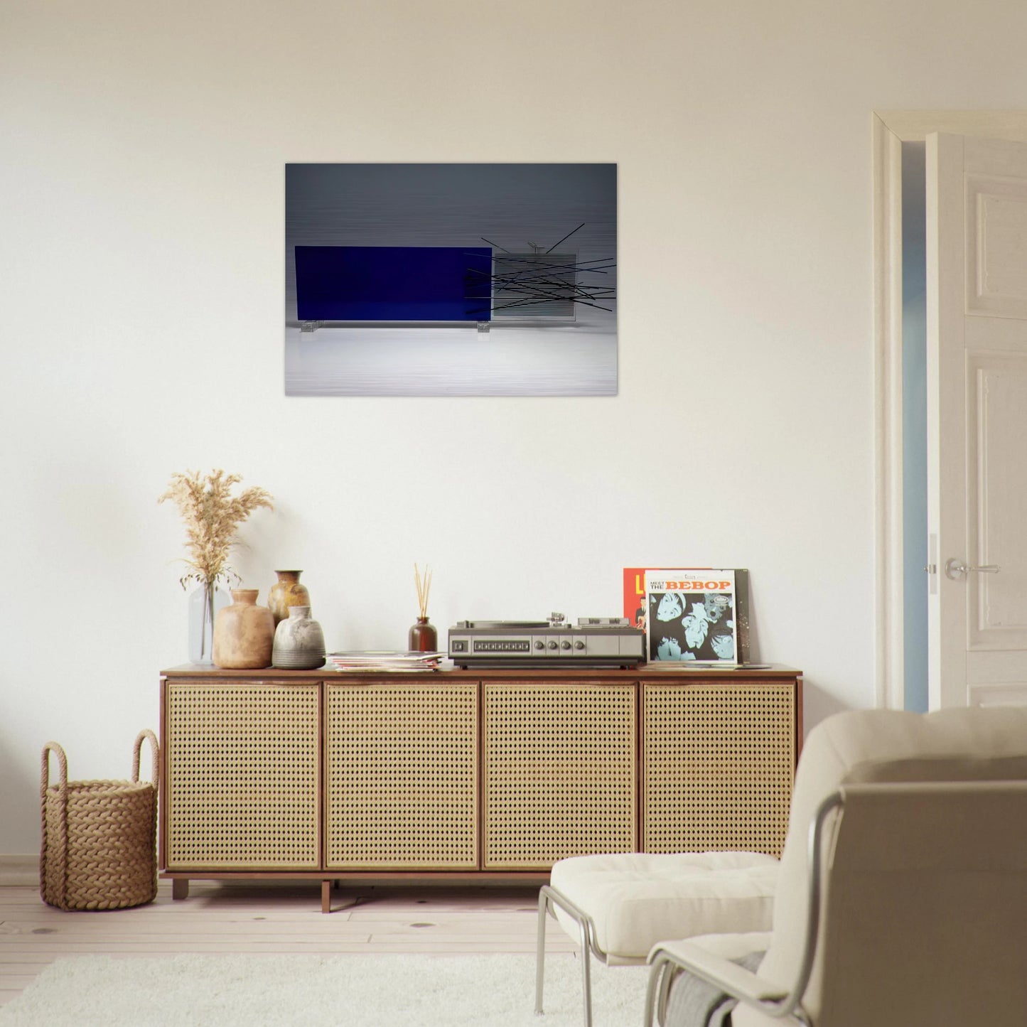 KINETIC OBJECT - Jesus Rafael Soto Brushed Aluminum Print - 70x100 cm / 28x40 inches | Jesus Rafael Soto Aluminum Print | Jesus Rafael Soto Prints