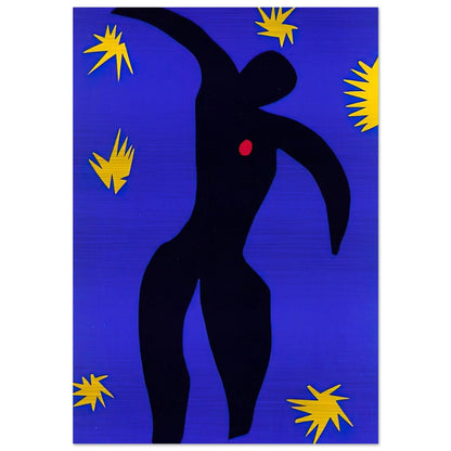 ICARUS 1944 - Henri Matisse Brushed Aluminum Print - 70x100 cm / 28x40 inches | Henri Matisse Aluminum Print | Henri Matisse Prints