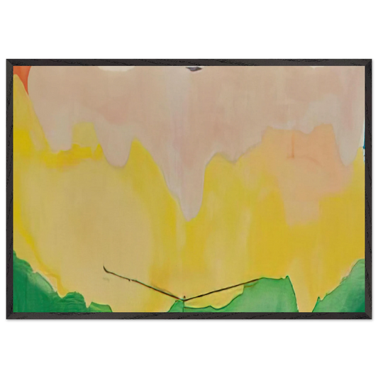 Boulevard - 1973 - Helen Frankenthaler 70x100 cm / 28x40 inches Framed Art Print – Black Wooden Frame
