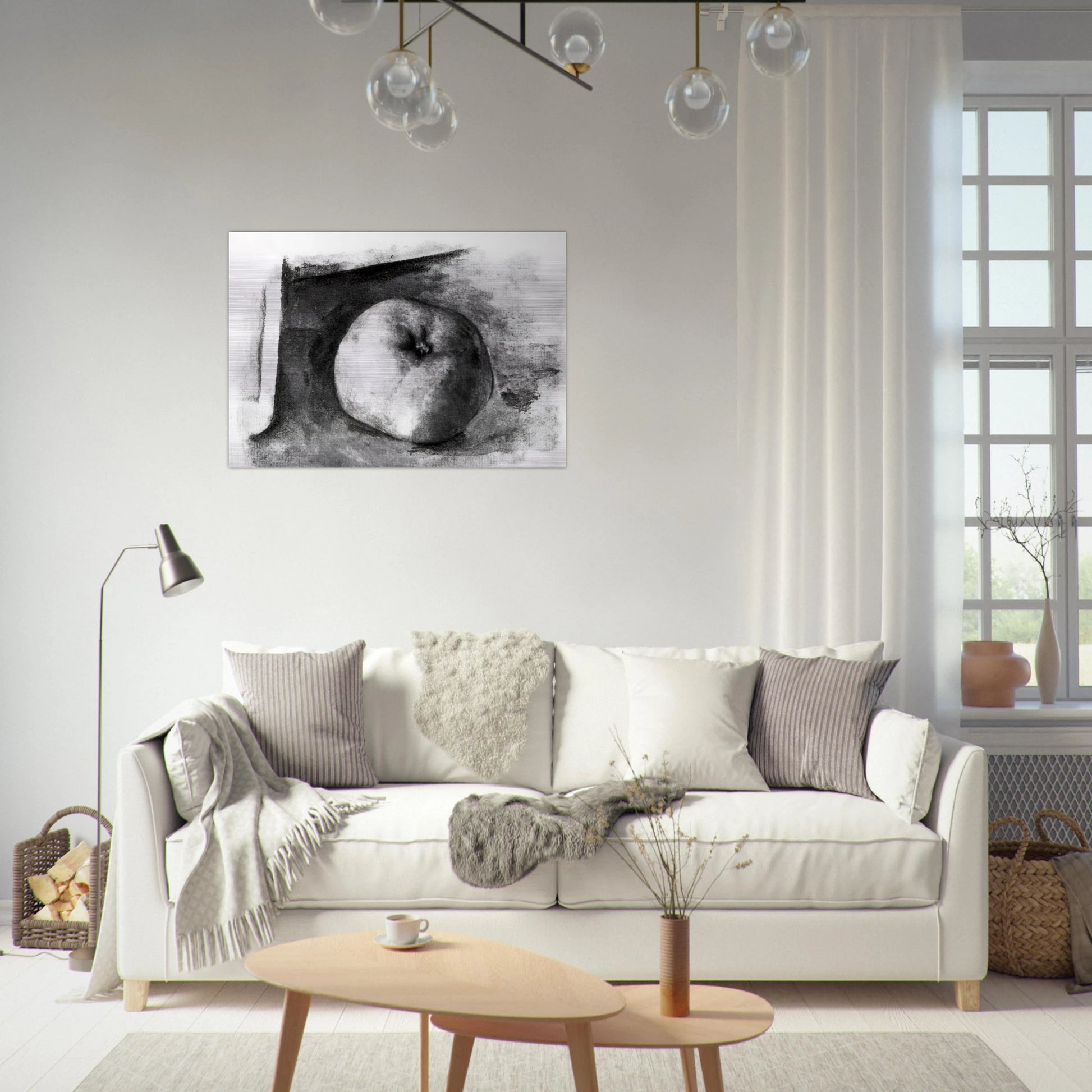 Apple - 1914 - Pablo Picasso Brushed Aluminum Print - 70x100 cm / 28x40 inches | Pablo Picasso Aluminum Print | Pablo Picasso Prints