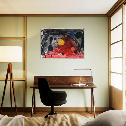 UNTITLED 1946 - Alexander Calder Brushed Aluminum Print - 70x100 cm / 28x40 inches | Alexander Calder Aluminum Print | Alexander Calder Prints
