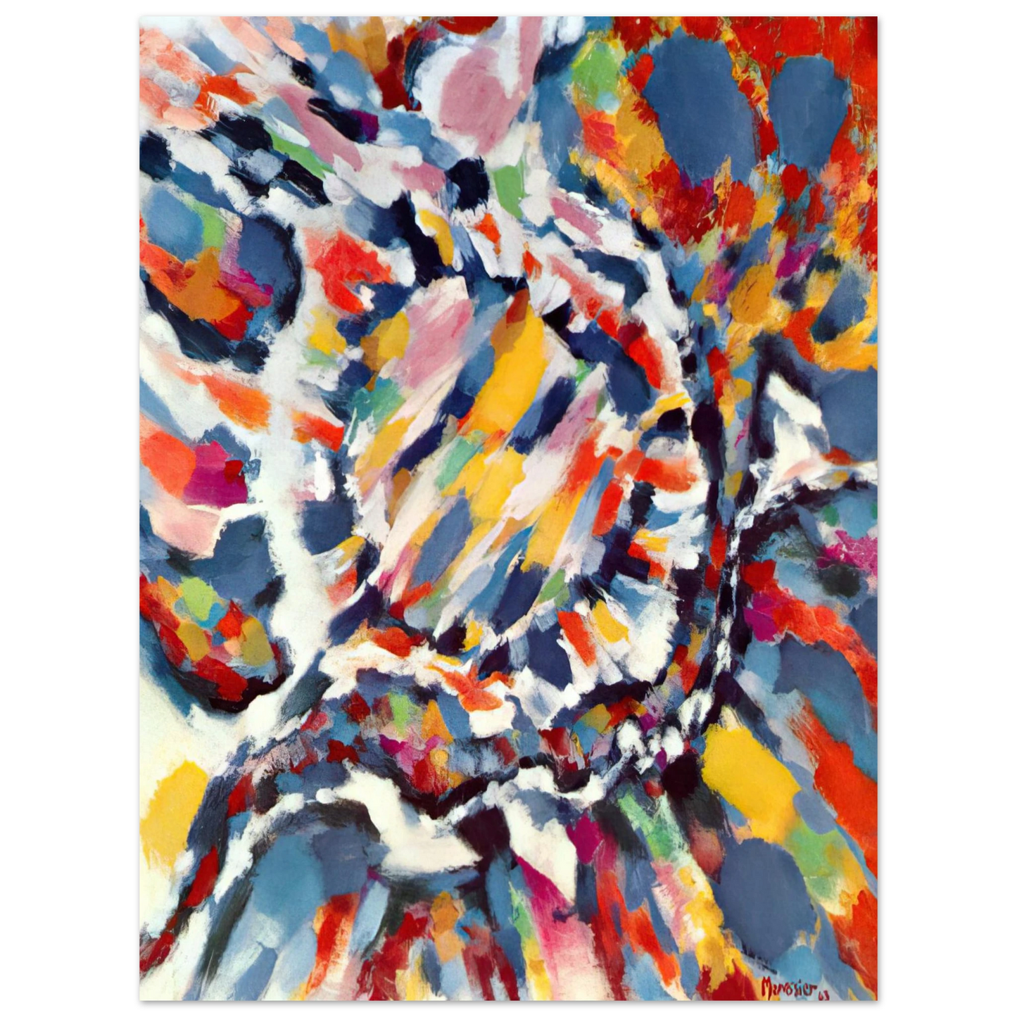 Alfred Manessier - La SÃ¨ve - 1963  75x100 cm / 30x40inches Fine Art Poster