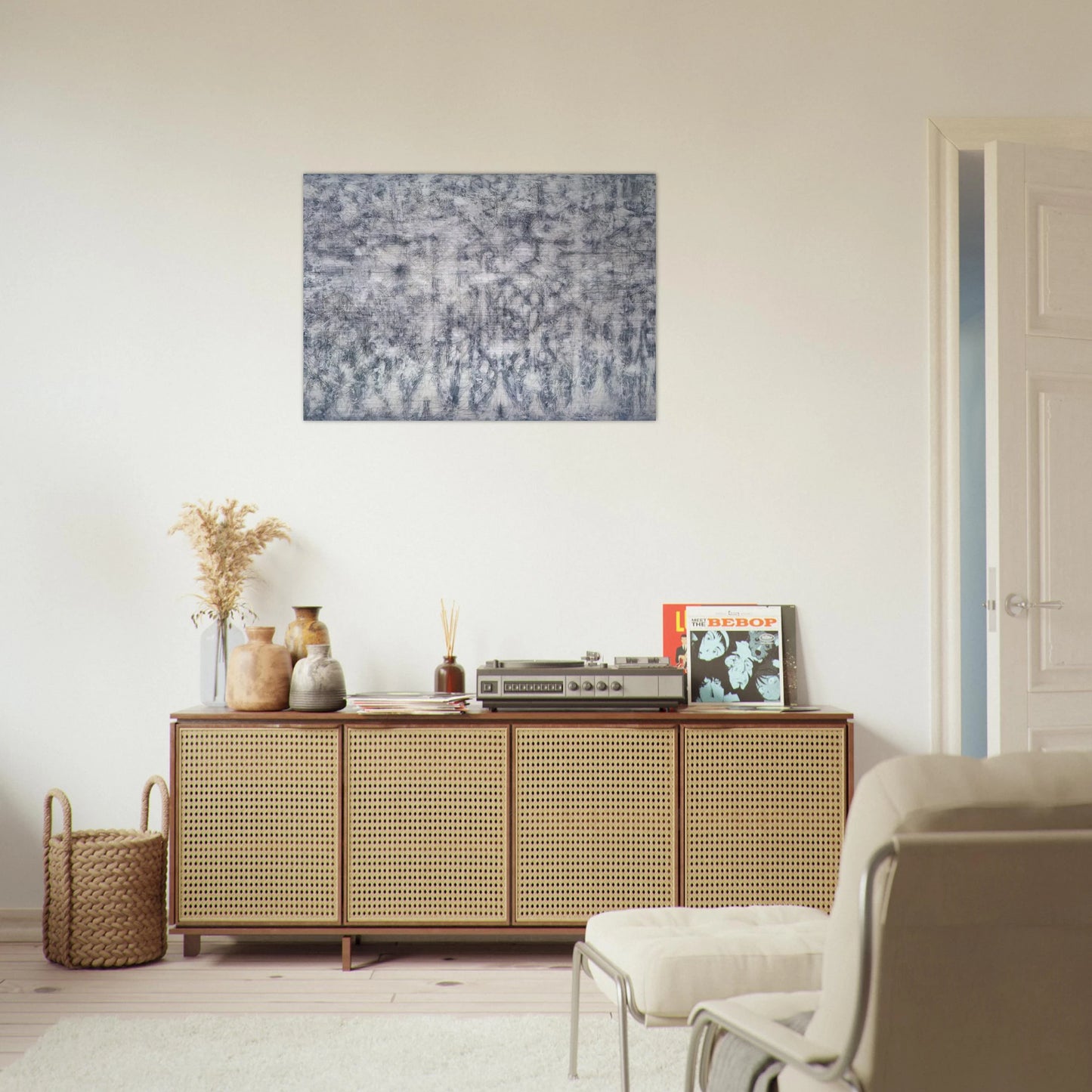 White Garden - Richard Pousette-Dart Brushed Aluminum Print - 70x100 cm / 28x40 inches | Richard Pousette-Dart Aluminum Print | Richard Pousette-Dart Prints