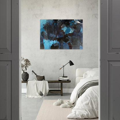 Untitled - 1950 - Jiro Yoshihara Brushed Aluminum Print - 70x100 cm / 28x40 inches | Jiro Yoshihara Aluminum Print | Jiro Yoshihara Prints