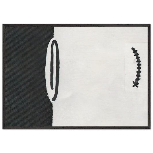 No 40 - 1949 - Forrest Bess 70x100 cm / 28x40 inches Framed Art Print – Black Wooden Frame