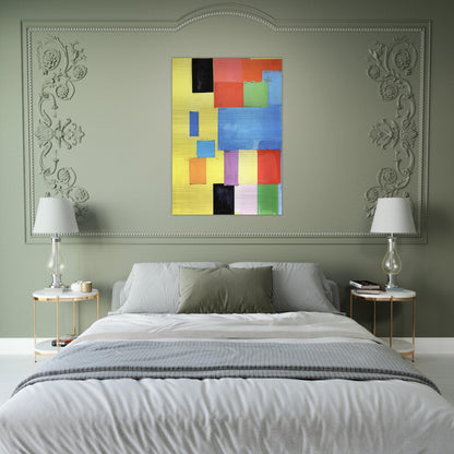 Pastorale - Hans Hofmann Brushed Aluminum Print - 70x100 cm / 28x40 inches | Hans Hofmann Aluminum Print | Hans Hofmann Prints
