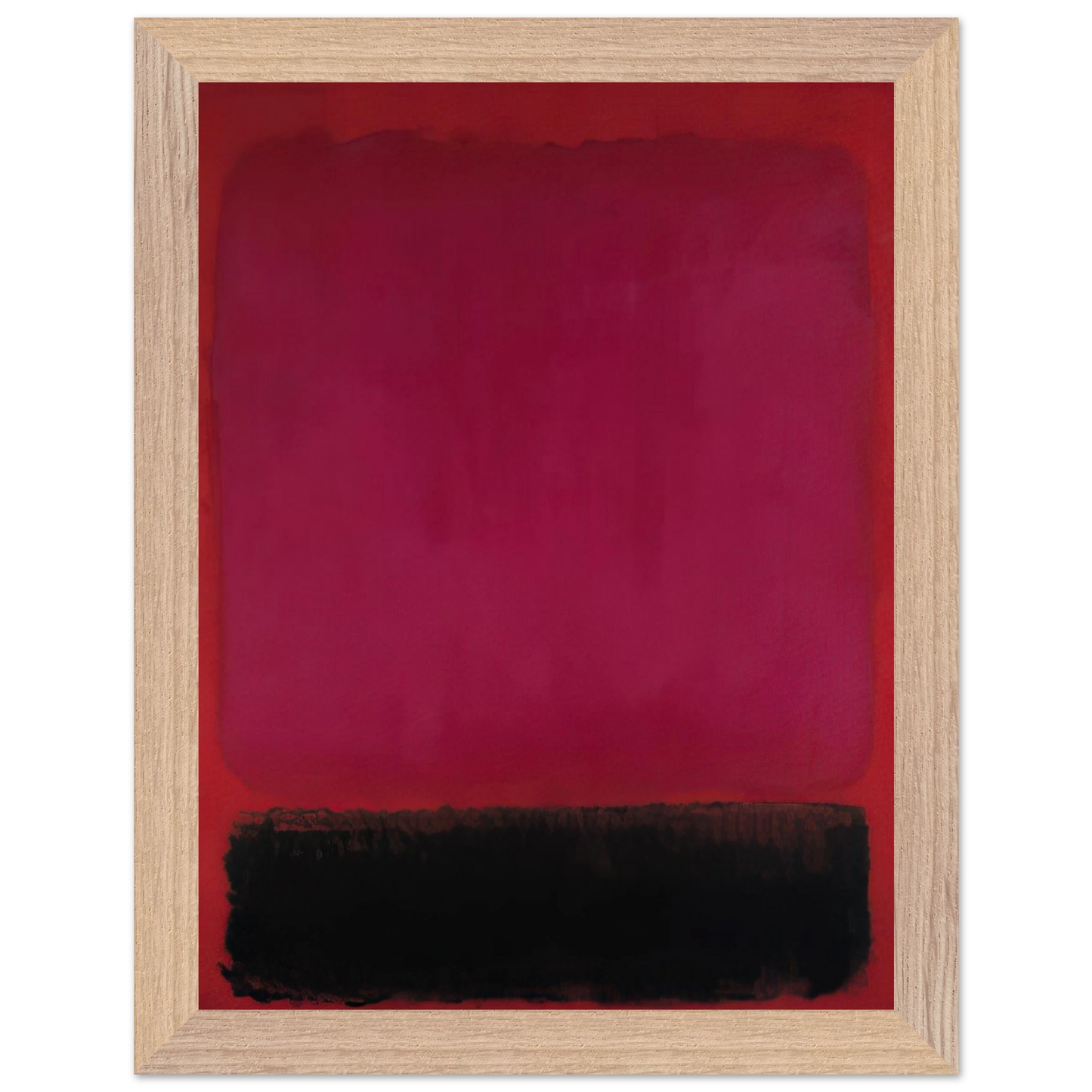 Helen Frankenthaler - Untitled - 1967 Wall art - 45x60 cm / 18x24 inches - Premium Wooden Framed Poster With Fine Art Paper-canvas - White frame