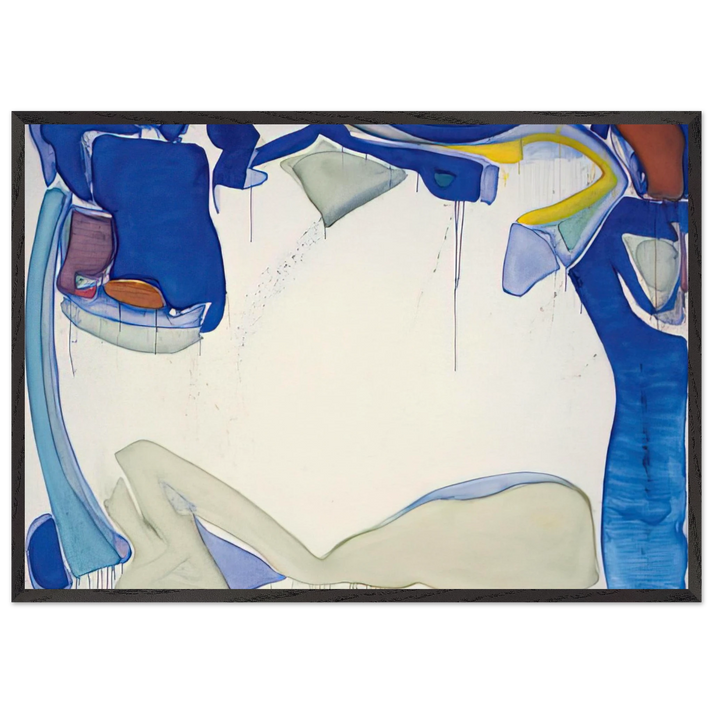 Mantis - Sam Francis 70x100 cm / 28x40 inches Framed Art Print – Black Wooden Frame