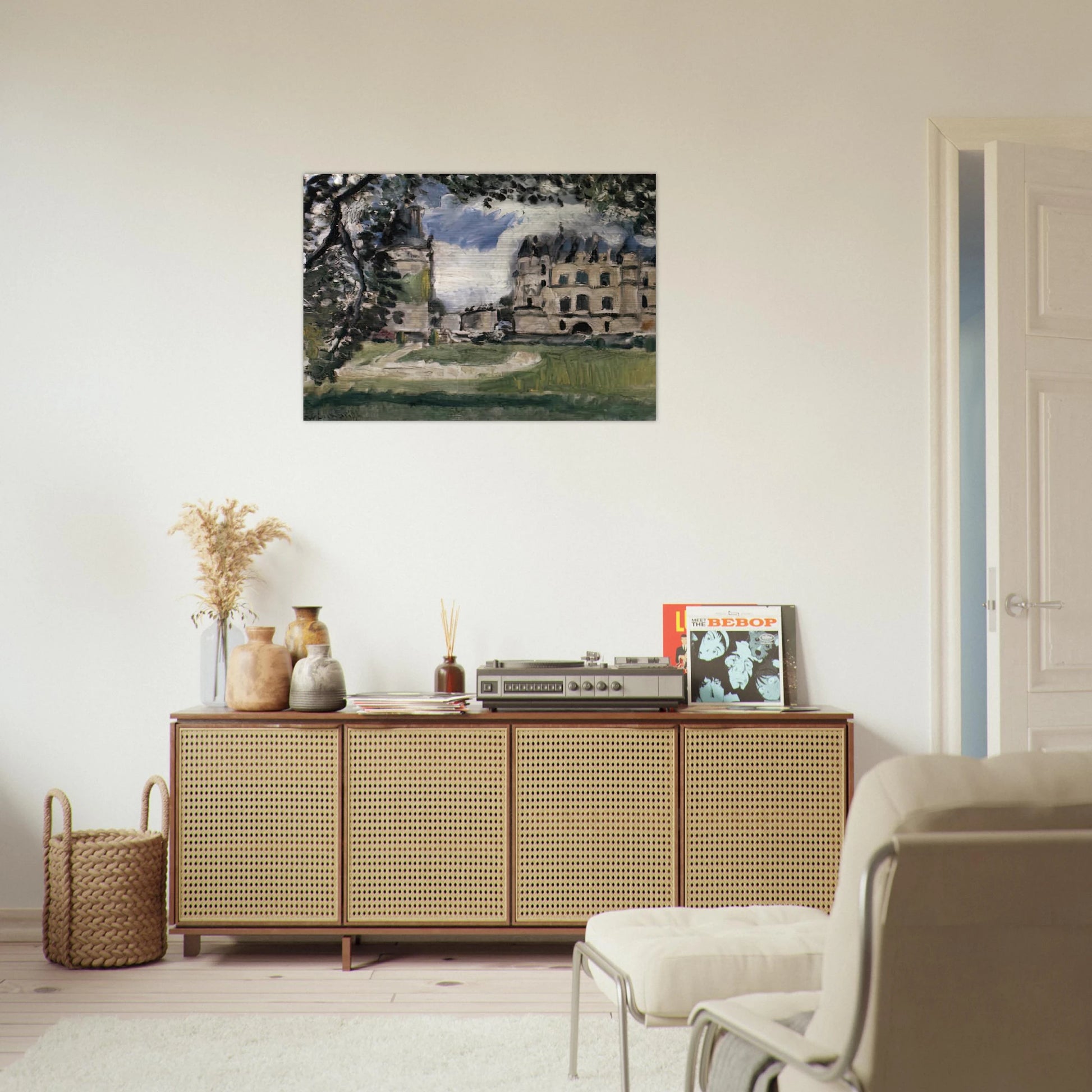 CHATEAU DE CHENONCEAUX 1917 - Henri Matisse Brushed Aluminum Print - 70x100 cm / 28x40 inches | Henri Matisse Aluminum Print | Henri Matisse Prints