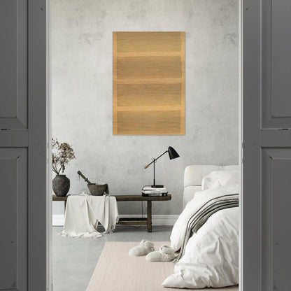 Morning Star - Agnes Martin Brushed Aluminum Print - 70x100 cm / 28x40 inches | Agnes Martin Aluminum Print | Agnes Martin Prints